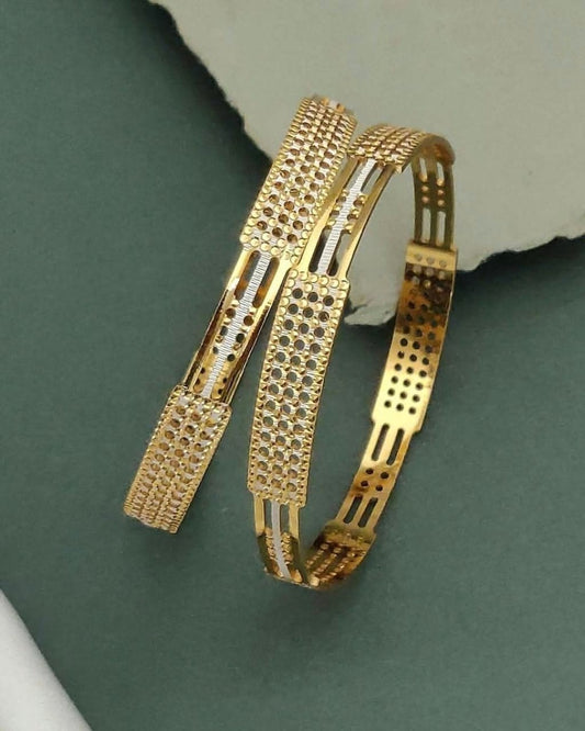 Beautiful Daily Wear Bangles With Sterling Silver Finish