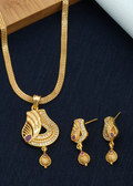 1 Gram Gold Pendant for Ladies | Stylish Gold-Plated Pendant