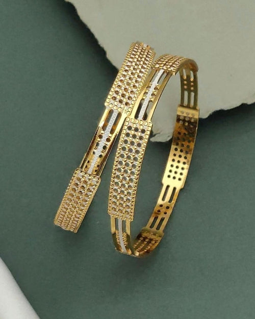 Beautiful Daily Wear Bangles With Sterling Silver Finish