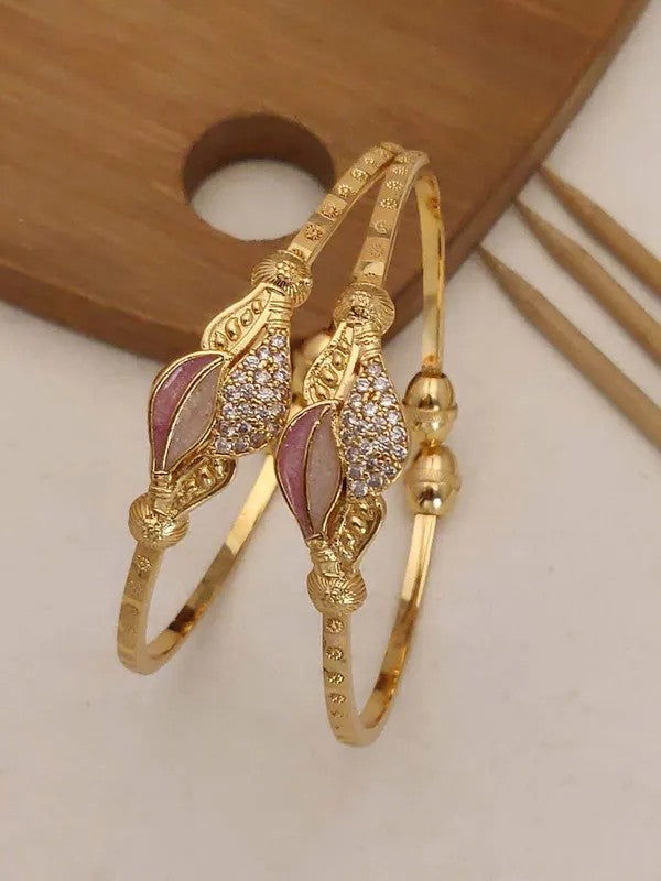 Stylish Adjustable Bracelets For Women & Girls Pack Of 4 Piece ( 2 Pair)