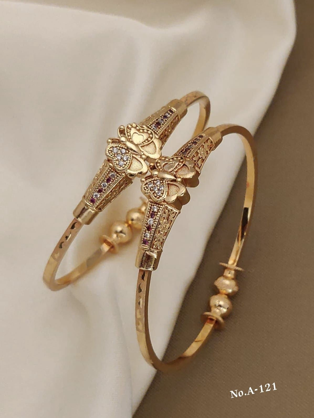 Stylish Adjustable Bracelet For Women & Girls Pack Of 2 Piece (1 Pair)