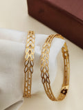 Beautiful Designer Bangles with Silver Golden Look