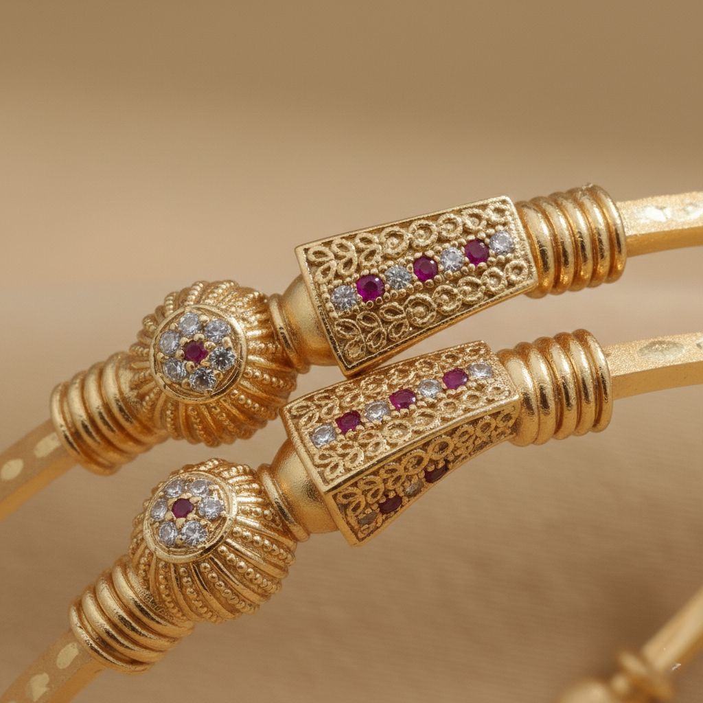 Stylish Adjustable Bracelets For Women & Girls Pack Of 2 Piece (1 Pair)