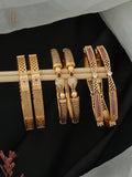 Indian Wedding Bangles Set | Designer Geometric & Net Style Bangles