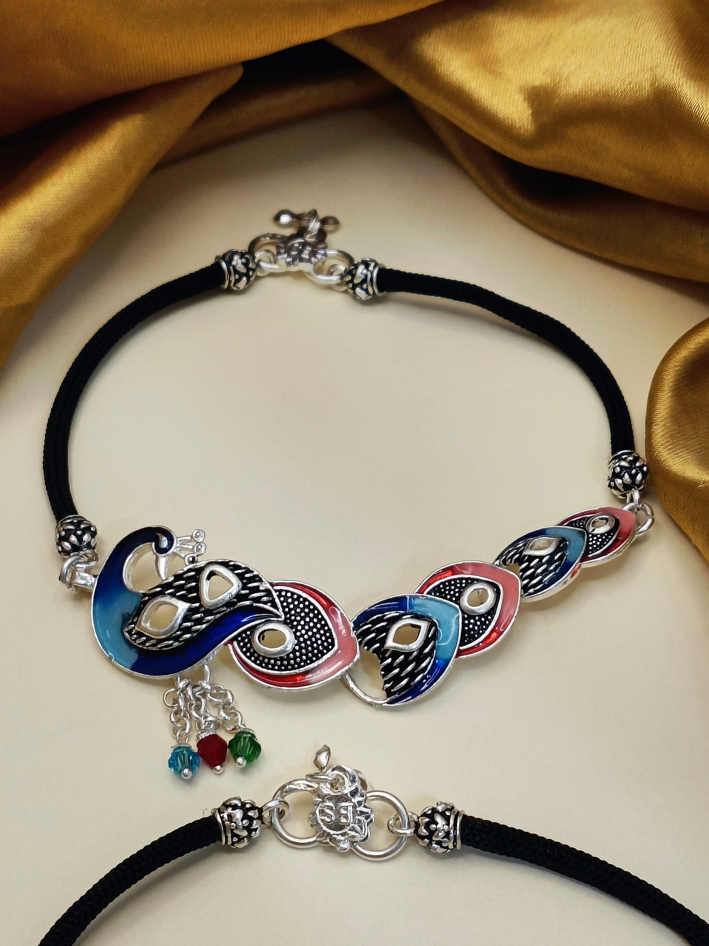 Peacock Style Anklets For Women & Girls