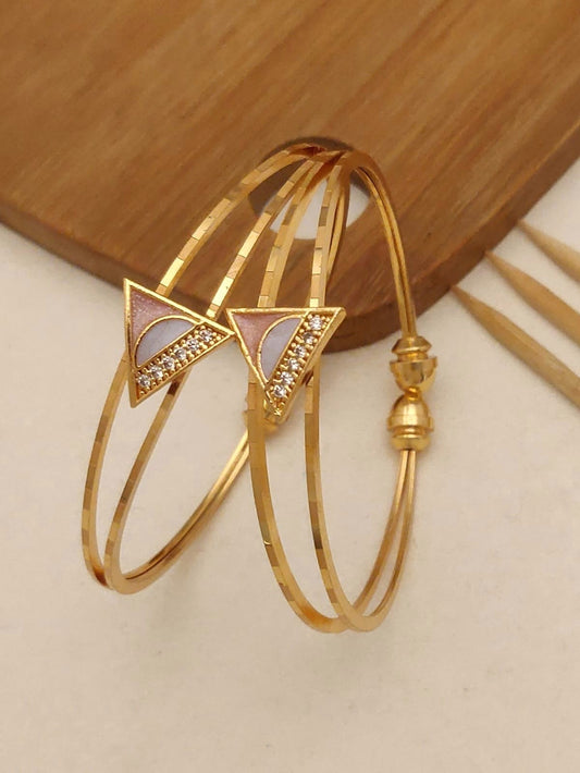 Stylish Adjustable Daily Wear Bracelet For Girls Pck Of 2 Pis ( 1 Pair )