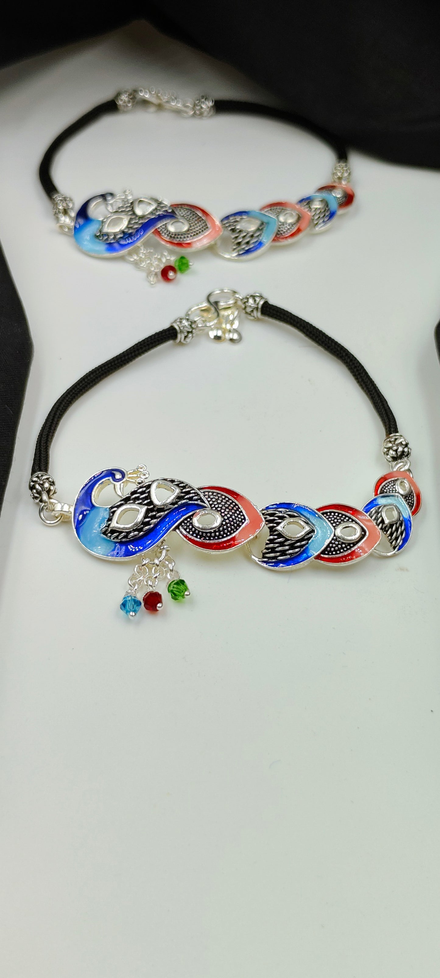 Peacock Style Anklets For Women & Girls