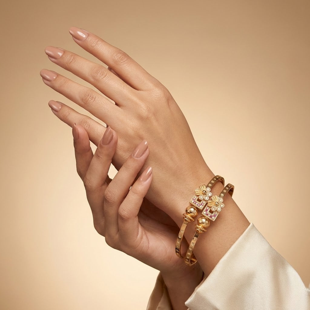 Stylish Adjustable Bracelets For Women & Girls Pack Of 2 Piece (1 Pair)