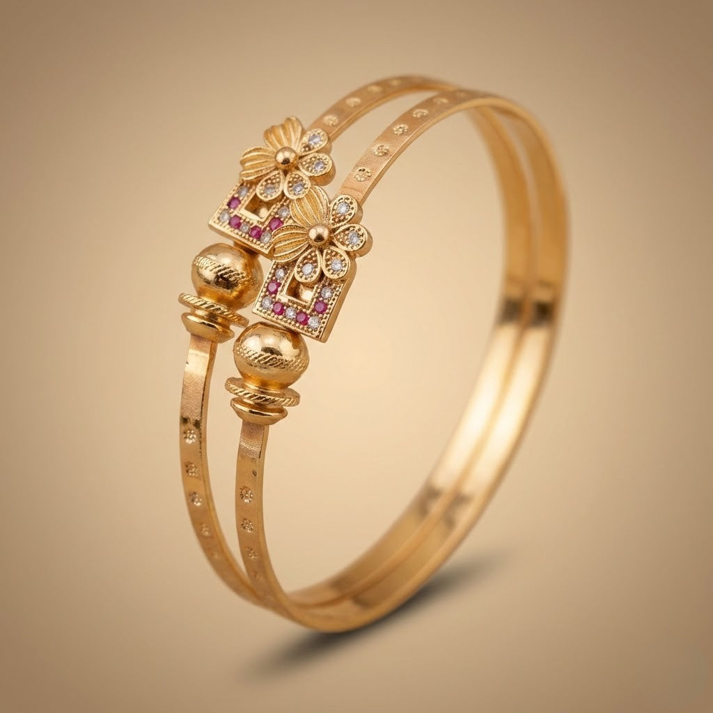 Stylish Adjustable Bracelets For Women & Girls Pack Of 2 Piece (1 Pair)