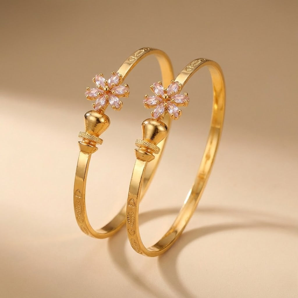 Stylish Adjustable Bracelet For Women & Girls Pack Of 2 Piece (1 Pair)