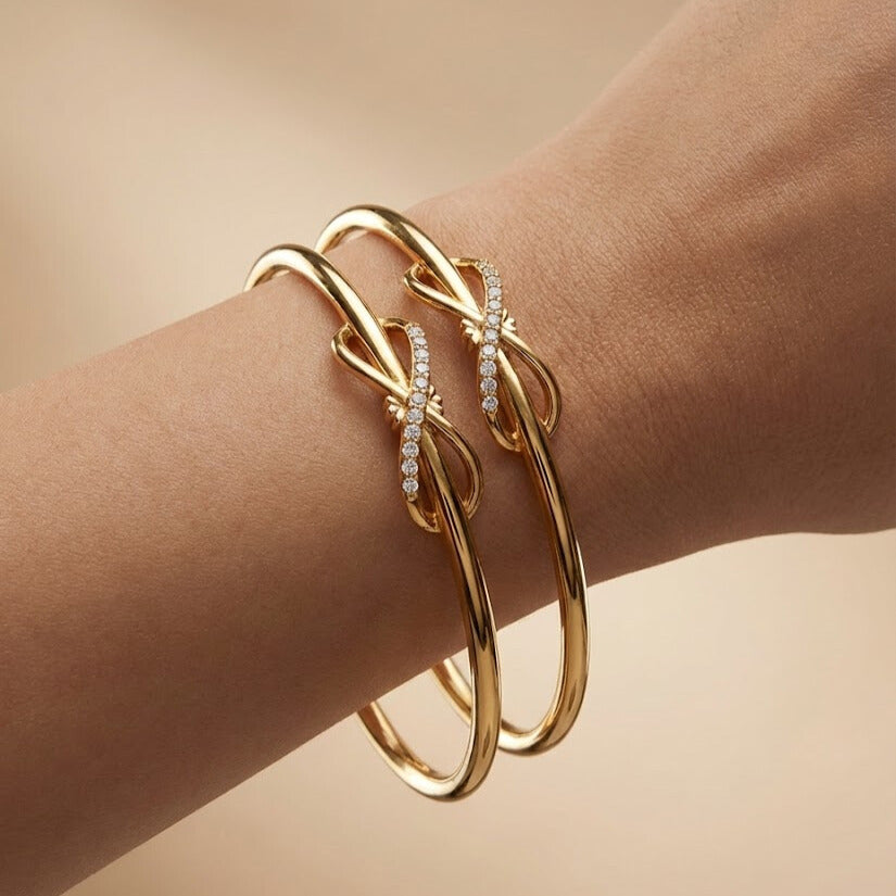 Stylish Infinity Kadli With Added Stones