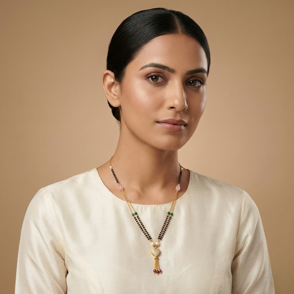 Beautiful Heart Shape Bracelet With Colourful stones