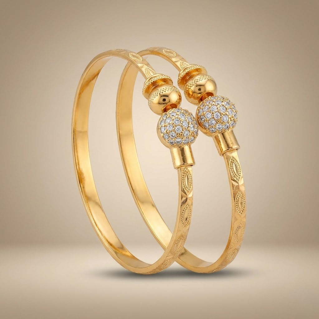 Stylish Adjustable Bracelet For Women & Girls Pack Of 2 Piece (1 Pair)